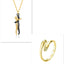 Couple Love Hug Necklace