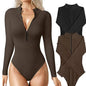 Fashion Long Sleeve Jumpsuit Seamless Slimming Shapewear For Women Romper - AFFORDABLE MARKET