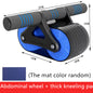 Double Wheel Abdominal Exerciser Women Men Automatic Rebound Ab Wheel Roller Waist Trainer Gym Sports Home Exercise Devices - AFFORDABLE MARKET