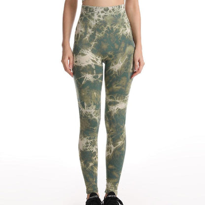 Tie Dye Leggings Women Fitness Yoga Pants Seamless Push Up Workout Tights Gym Sports Legging - AFFORDABLE MARKET