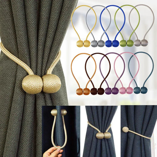 BELAVENIR Magnetic Curtain Tieback Buckle Holder