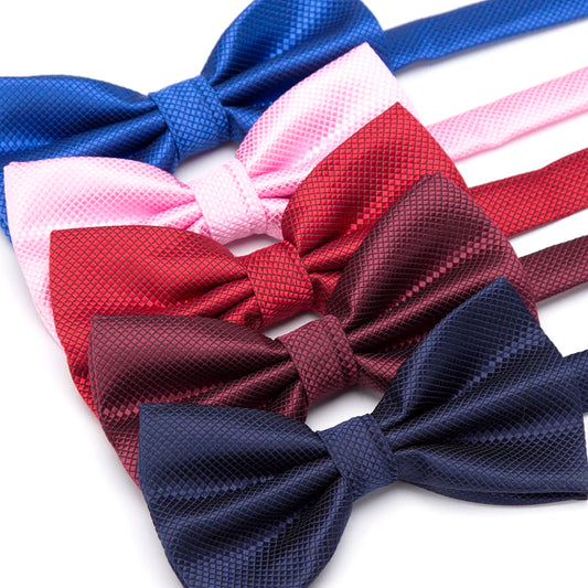 Men Ties Fashion Butterfly Party Wedding Bow Tie for Boys Girls Candy Solid Color Bowknot Wholesale Accessories Bowtie