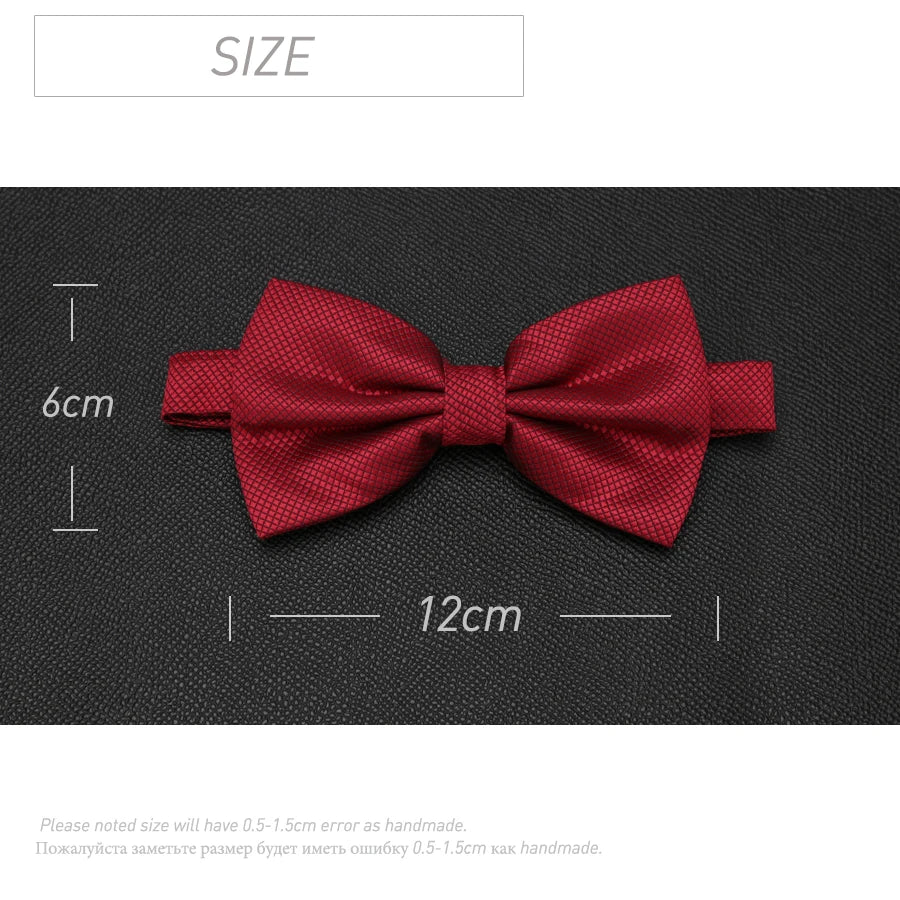 Men Ties Fashion Butterfly Party Wedding Bow Tie for Boys Girls Candy Solid Color Bowknot Wholesale Accessories Bowtie