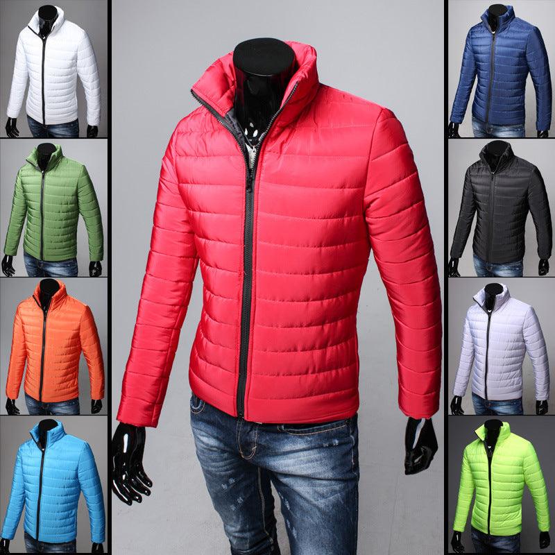 Men's Fashion Stand-up Collar Downcotton-padded Jacket - AFFORDABLE MARKET