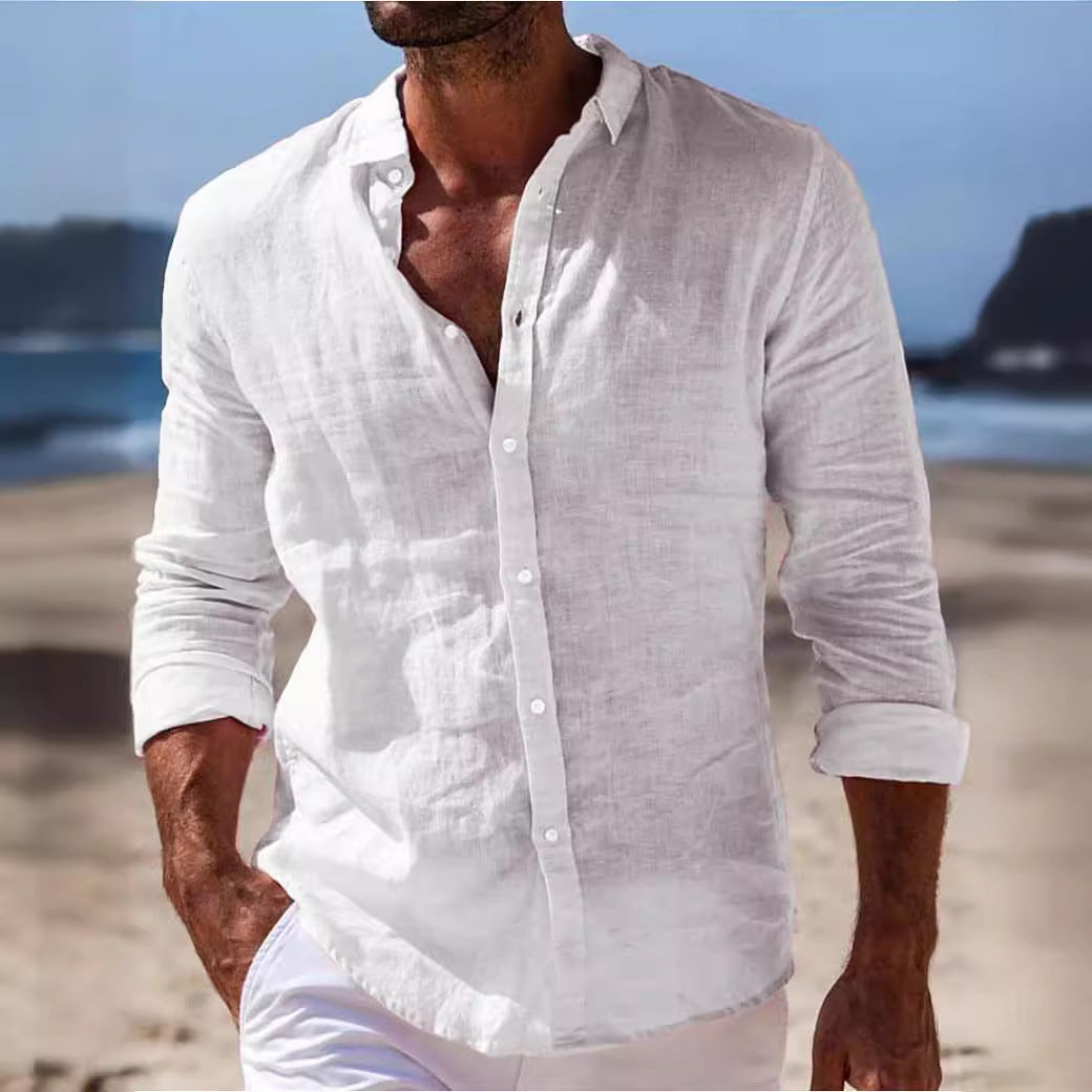 Men's Cotton Linen Shirt