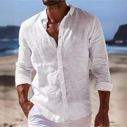 Men's Cotton Linen Shirt