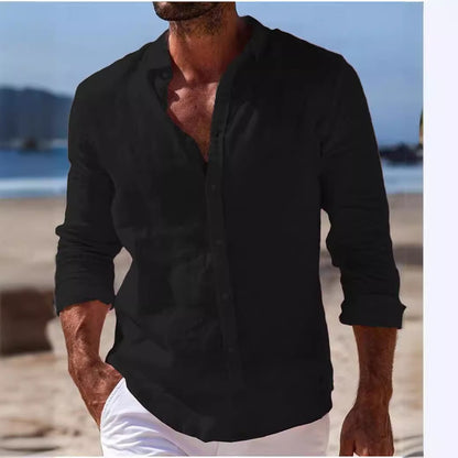 Men's Cotton Linen Shirt