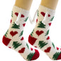 Christmas Supplies Coral Fleece Tube Socks Warm Slipper Bed Socks Winter Soft Warm Slipper - AFFORDABLE MARKET