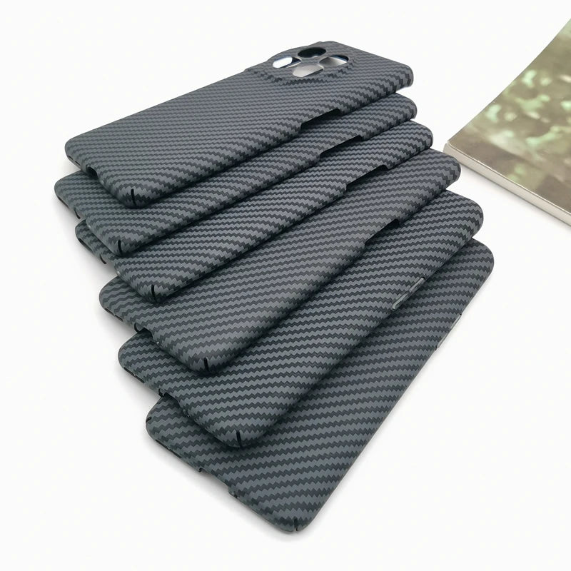 For Oneplus 7 8 9 10 Pro 11 8T 9R 9RT ACE Case Ultrathin Hard PC Carbon Fiber Texture Pattern Phone Cover For OnePlus 11 8 10Pro