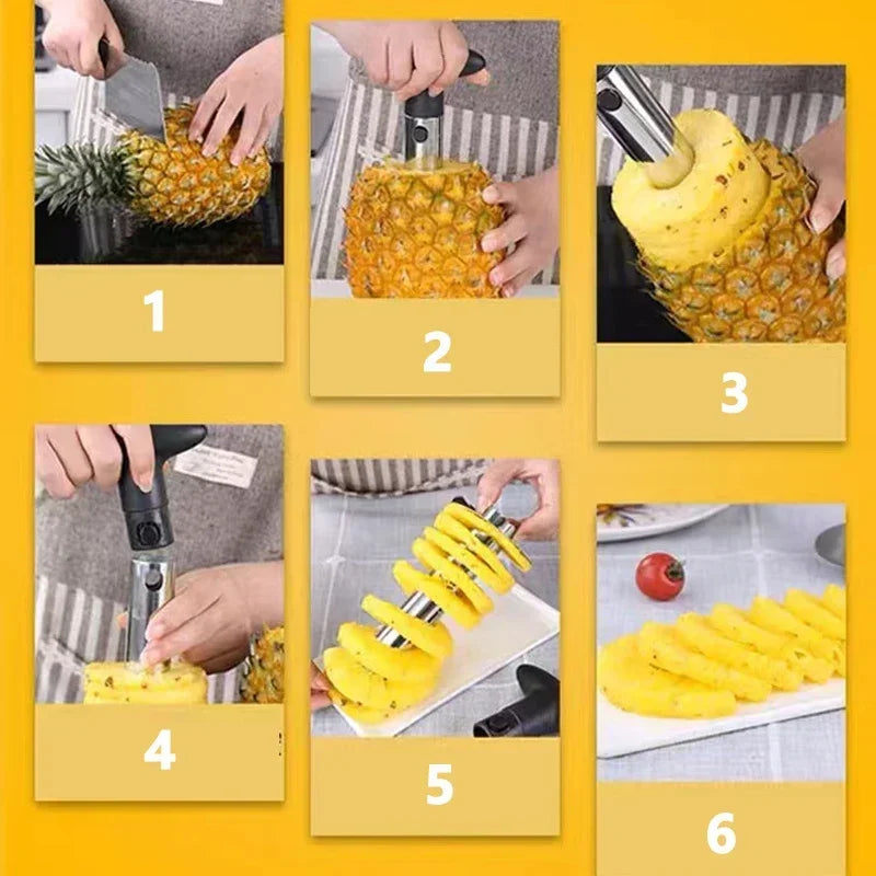 Pineapple Slicer Peeler Cutter Parer Knife Stainless Steel Kitchen Fruit Tools Cooking Tools kitchen accessories kitchen gadgets