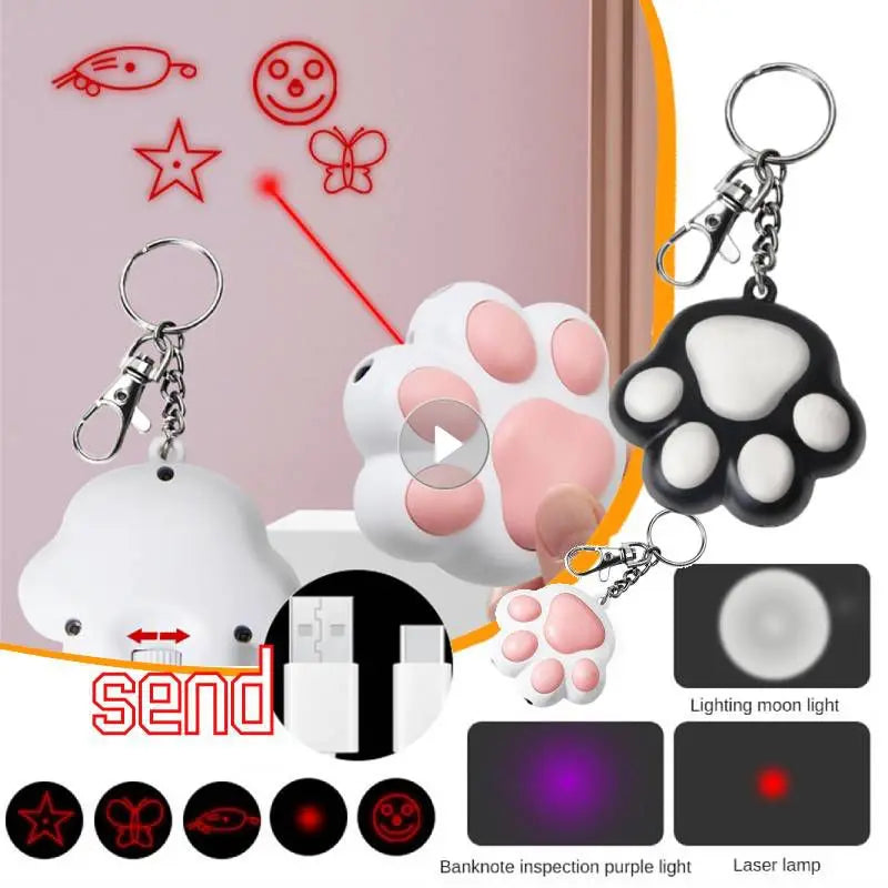 Laser Transform Pattern Pet LED Cute Training Toy