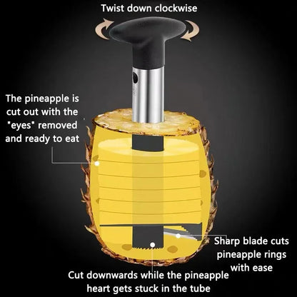 Pineapple Slicer/Peeler/Cutter Knife