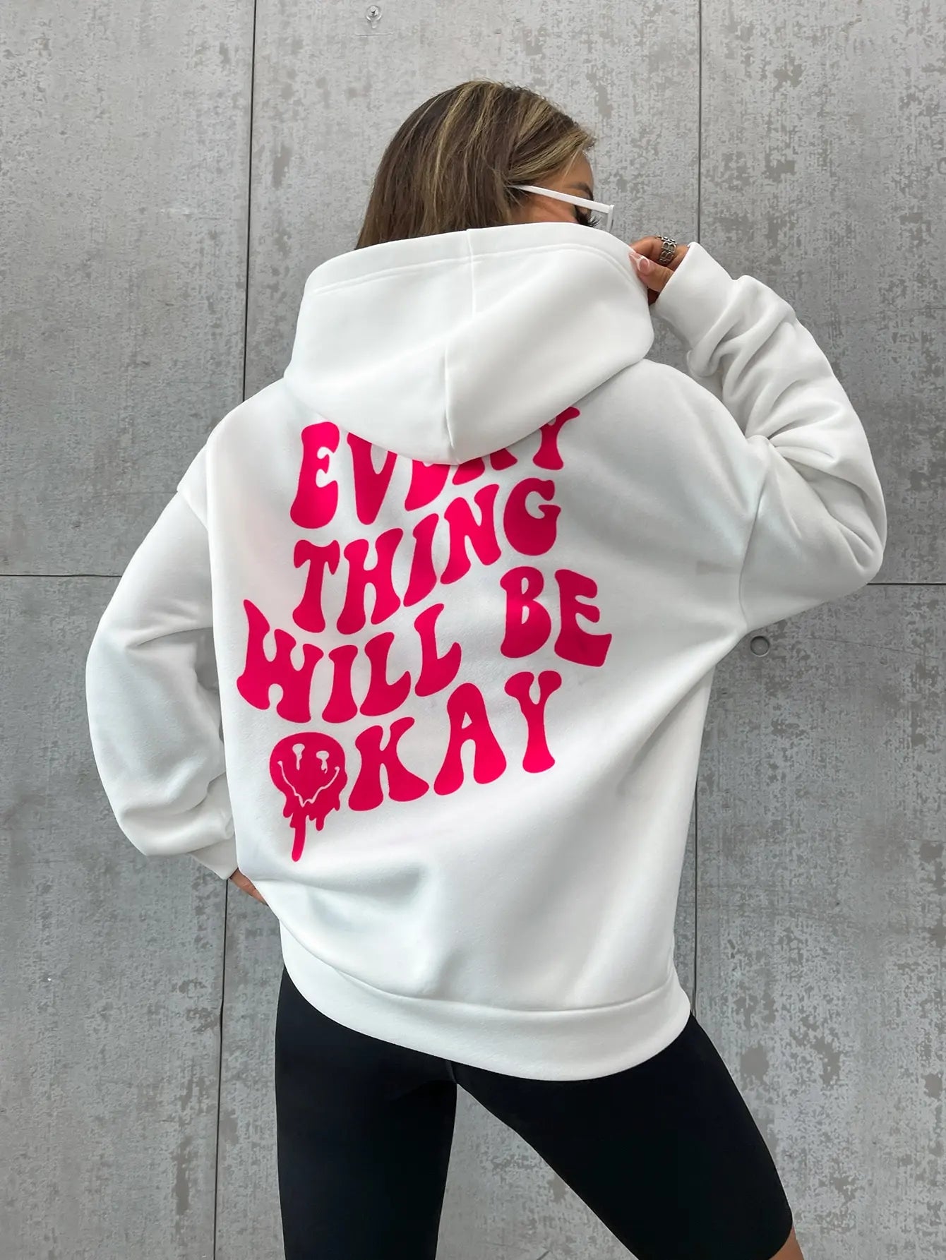 Every Thing Will Be Okay Casual Pocket Hoodie