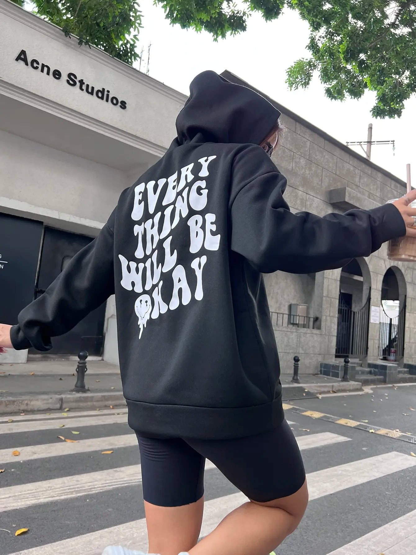 Every Thing Will Be Okay Casual Pocket Hoodie