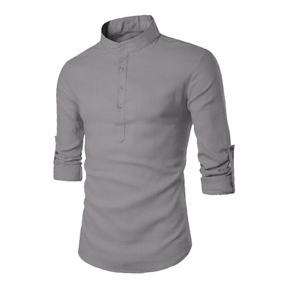 Men's Cotton Linen Shirt