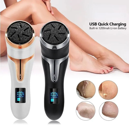 Professional Electric Callus Remover Kit With 3 Heads For Feet
