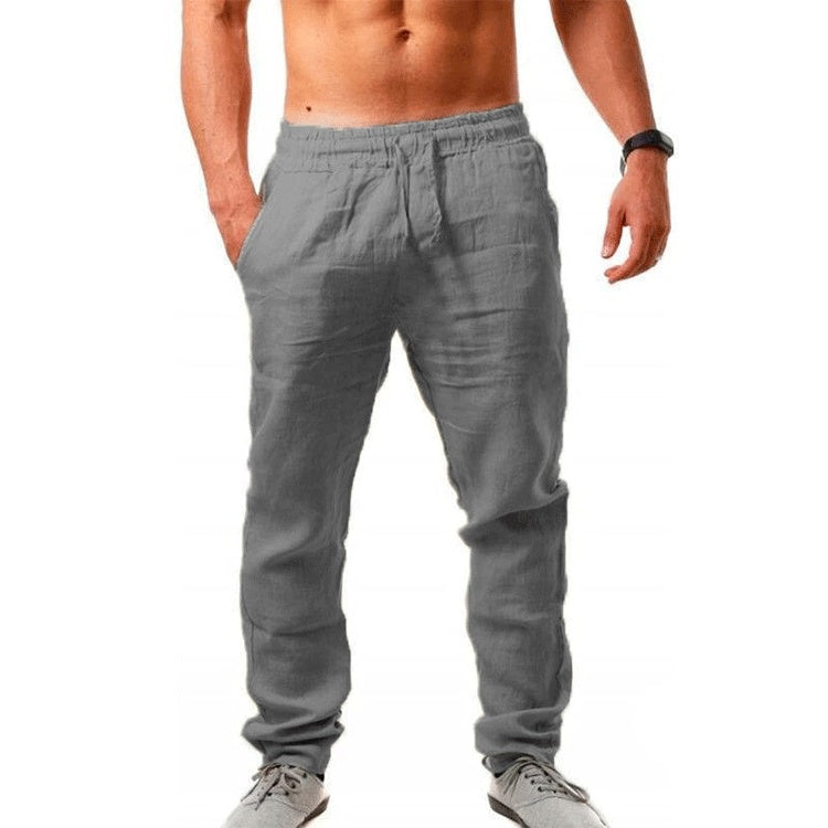 Men's Summer Linen Trousers