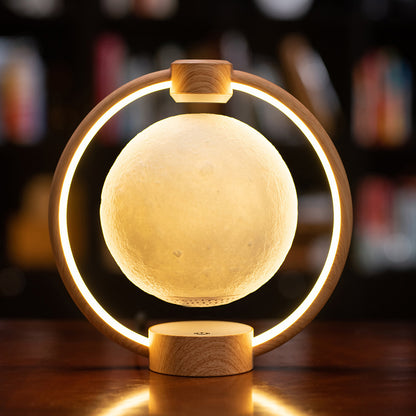 Maglev Moon Light Bluetooth Speaker 3D Stereo Diy Colorful Glare - AFFORDABLE MARKET