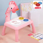 Children LED Projector Art Drawing Table Desk