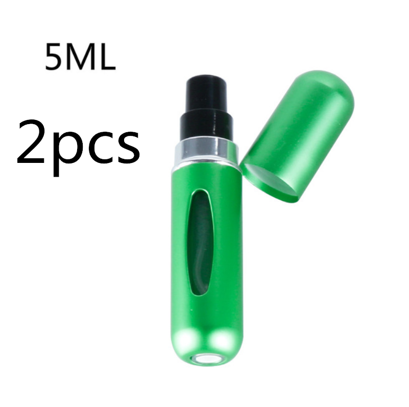 Mini Portable Refillable 8ml 5ml Perfume Aluminum Atomizer Spray Cosmetic Bottle - AFFORDABLE MARKET