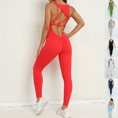 Yoga Jumpsuit Fitness Pants