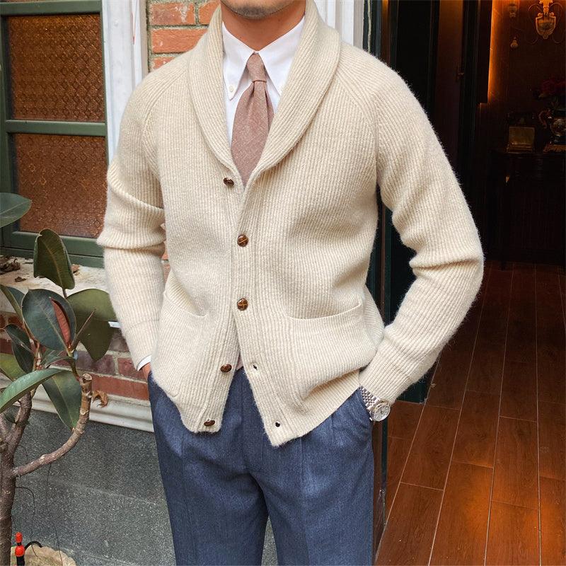 Thick Vintage Knitted Cardigan For Men Retro - AFFORDABLE MARKET