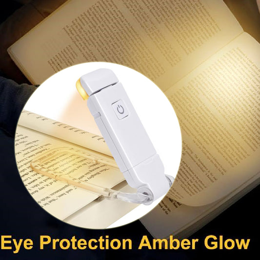 LED USB Rechargeable Book Reading Light Brightness Adjustable Eye Protection Clip Book Light Portable Bookmark Read Light - AFFORDABLE MARKET