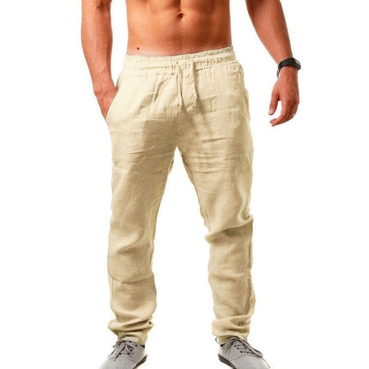 Men's Summer Linen Trousers