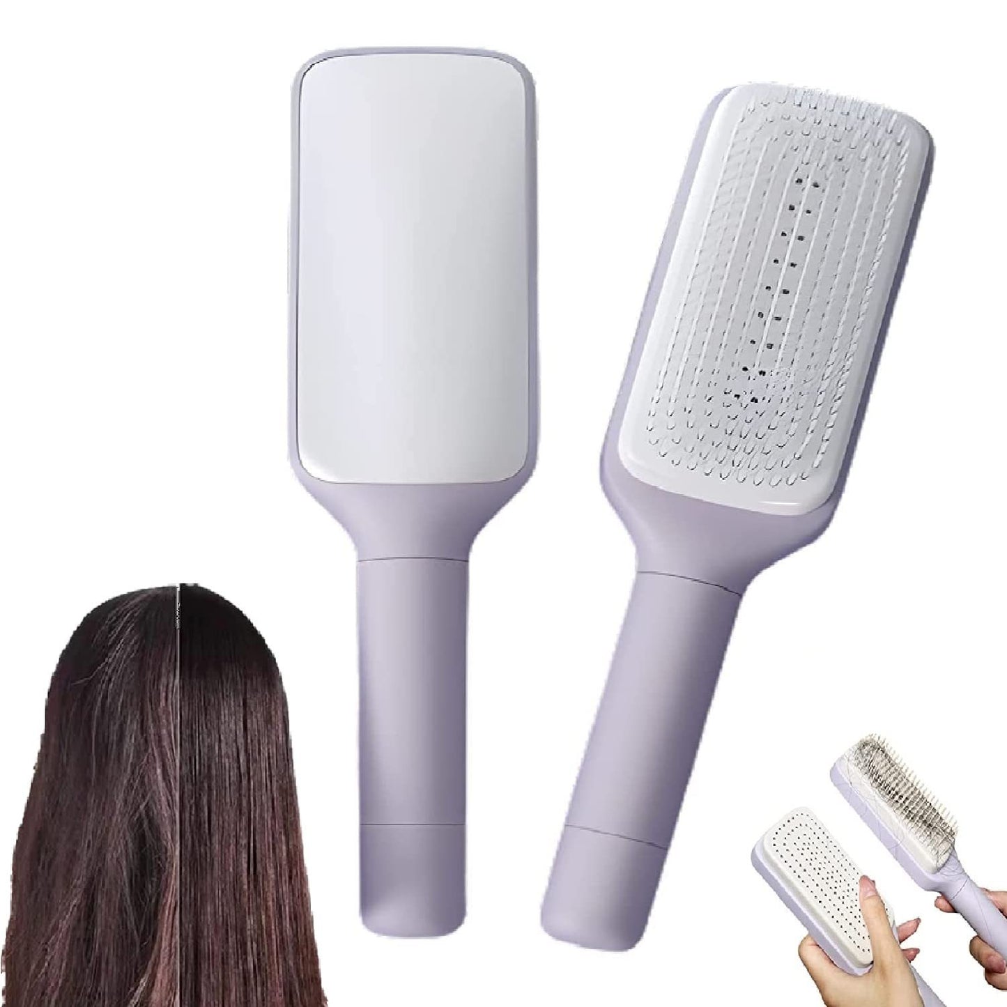 Self Cleaning Hair Comb