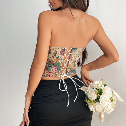 Women's Floral Print Vest Top