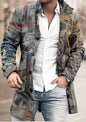 Men's Woolen Stand Collar Mid-length Casual Coat - AFFORDABLE MARKET