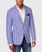 Men's Single-row Two-button Plaid Blazer - AFFORDABLE MARKET