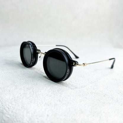 Round Adjustable Polarized Sunglasses