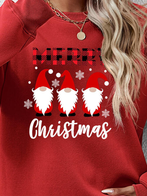 MERRY CHRISTMAS Long Sleeve Sweatshirt - AFFORDABLE MARKET