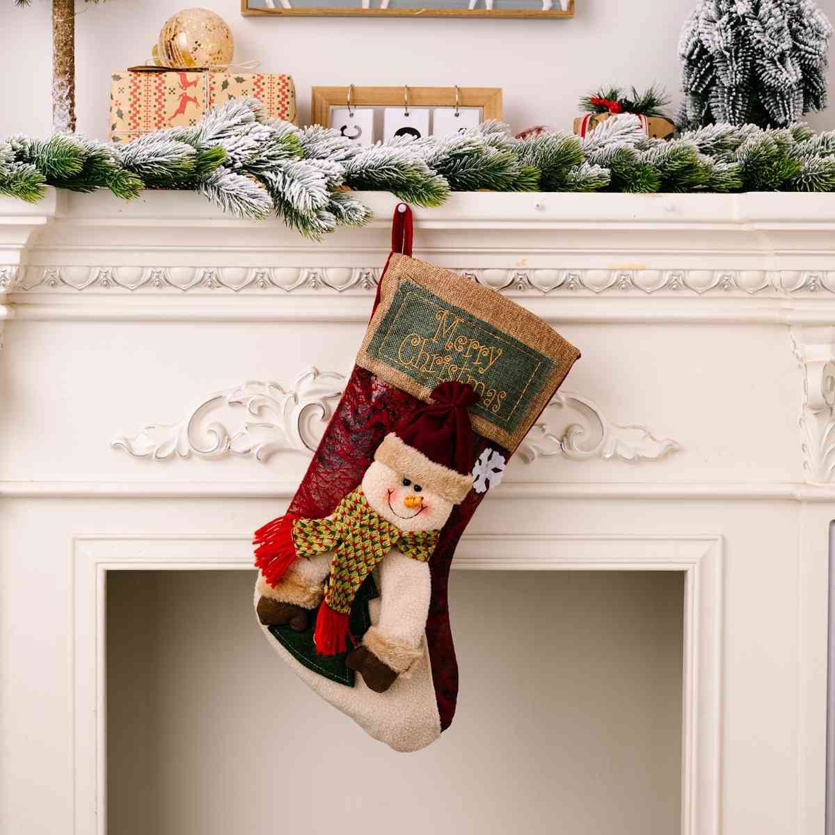 MERRY CHRISTMAS Stocking Hanging Widget - AFFORDABLE MARKET