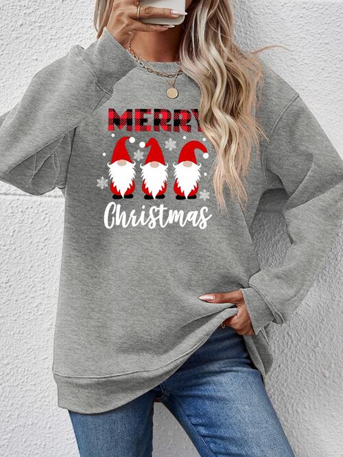 MERRY CHRISTMAS Long Sleeve Sweatshirt - AFFORDABLE MARKET