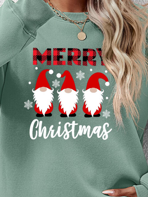 MERRY CHRISTMAS Long Sleeve Sweatshirt - AFFORDABLE MARKET