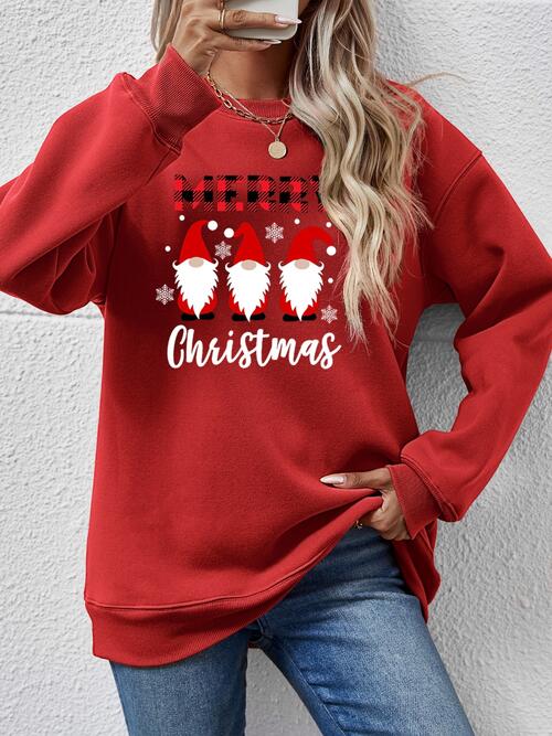 MERRY CHRISTMAS Long Sleeve Sweatshirt - AFFORDABLE MARKET