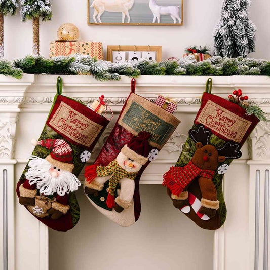 MERRY CHRISTMAS Stocking Hanging Widget - AFFORDABLE MARKET