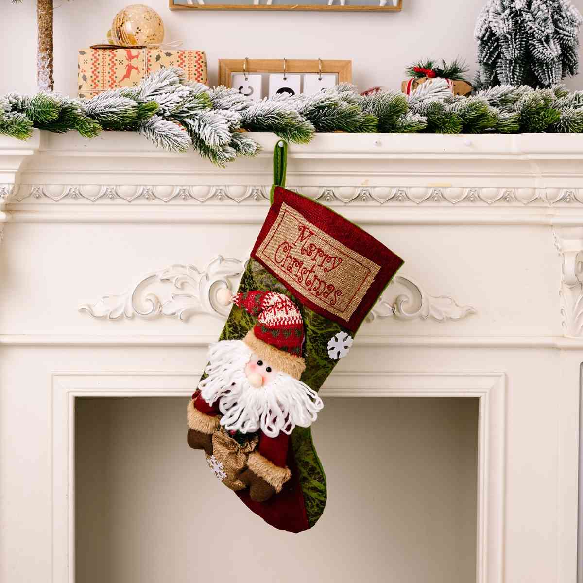 MERRY CHRISTMAS Stocking Hanging Widget - AFFORDABLE MARKET