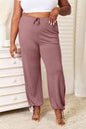 Basic Bae Full Size Soft Rayon Drawstring Waist Pants with Pockets - AFFORDABLE MARKET