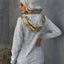 Floral Drawstring Half Snap Hoodie - AFFORDABLE MARKET