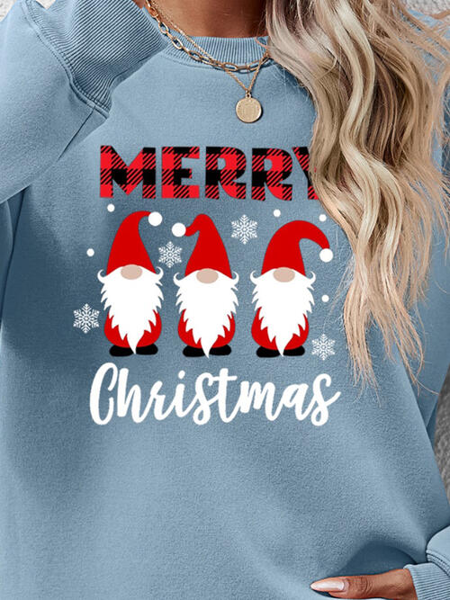 MERRY CHRISTMAS Long Sleeve Sweatshirt - AFFORDABLE MARKET