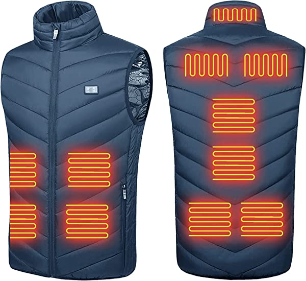 Lightweight Rechargeable Heating Jacket USB Electric Body Warmer Clothes for Men and Women Heated Vest with 3 Heating Levels - AFFORDABLE MARKET