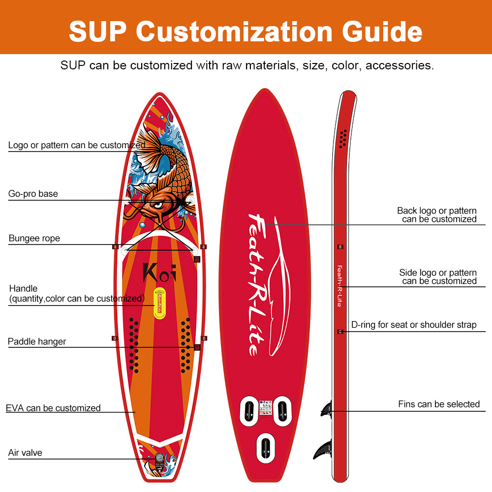 FUNWATER OEM 10'6" Paddle surfing board inflatable sup paddleboard surfboard sup - AFFORDABLE MARKET