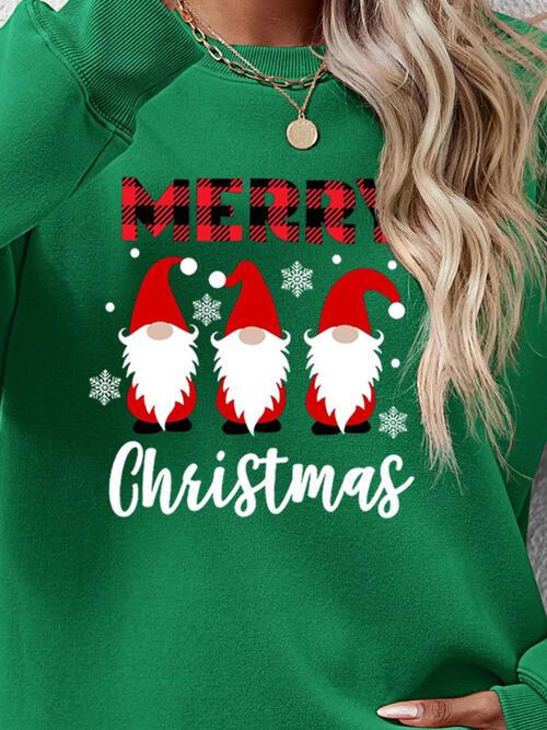 MERRY CHRISTMAS Long Sleeve Sweatshirt - AFFORDABLE MARKET